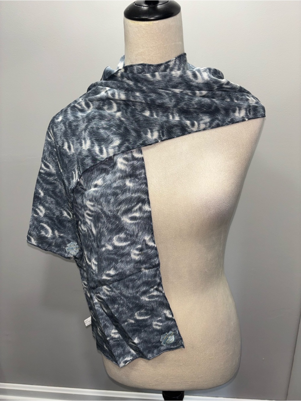 Harley Davidson Women's Marble-Print SILK Scarf